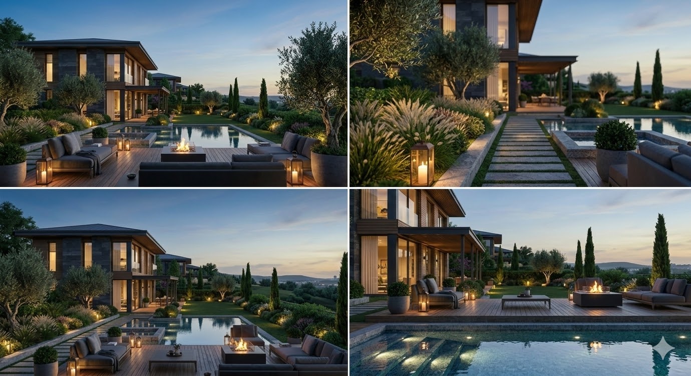 peyzaj -havuz- yapımı